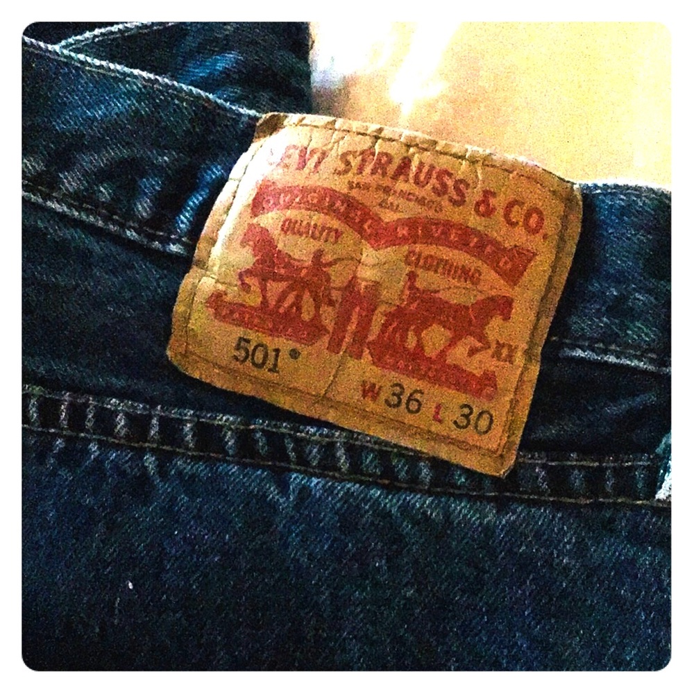 Levi’s 501 original button fly 36x30